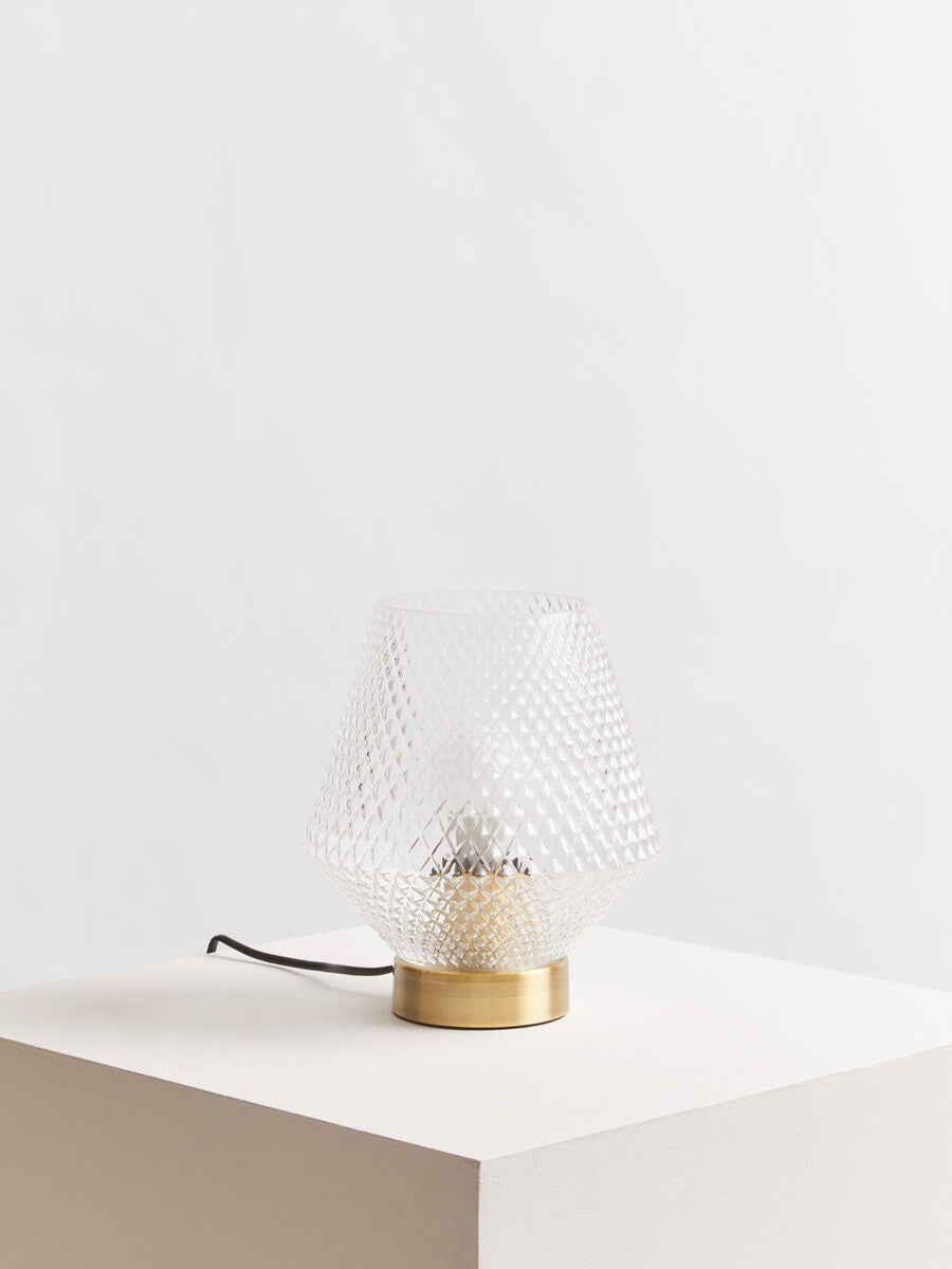 Noble Clear Glass Table Lamp - Image 4