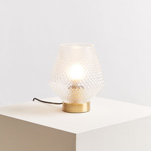 Noble Clear Glass Table Lamp