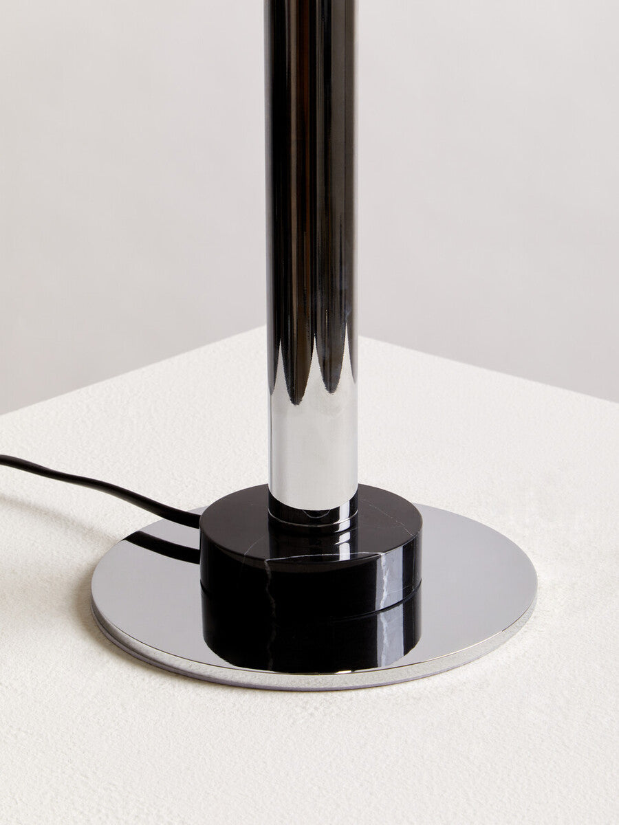 Octavia Silver Finish Metal Table Lamp - Image 7