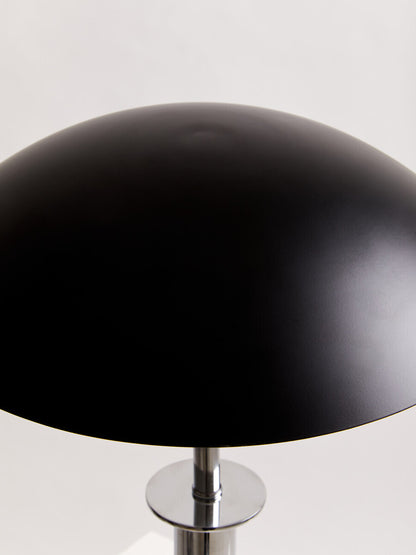 Octavia Silver Finish Metal Table Lamp