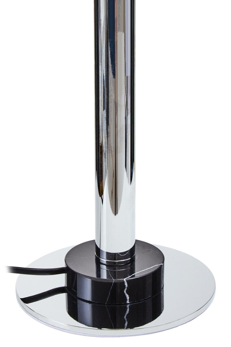 Octavia Silver Finish Metal Table Lamp - Image 11