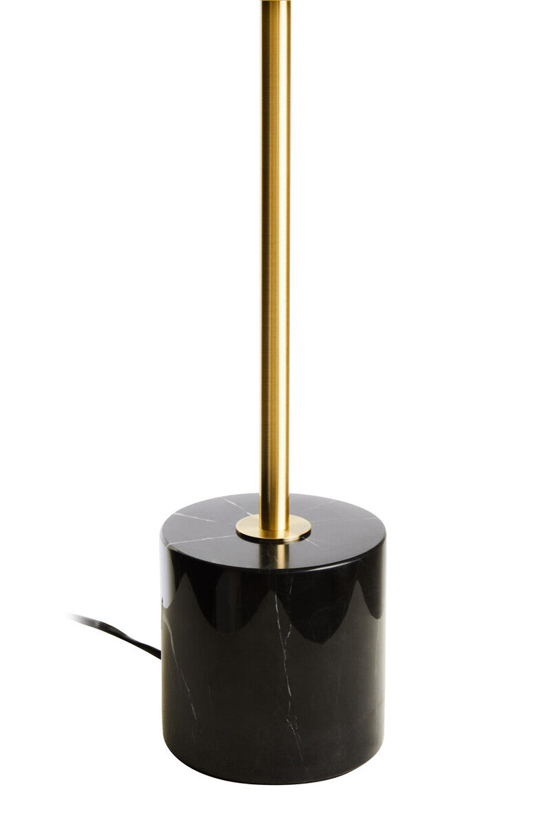 Murdoch Brushed Brass Table Lamp with Black Marble Base - Image 10
