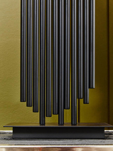 Impero Table Lamp With White Linen Shade - Image 4