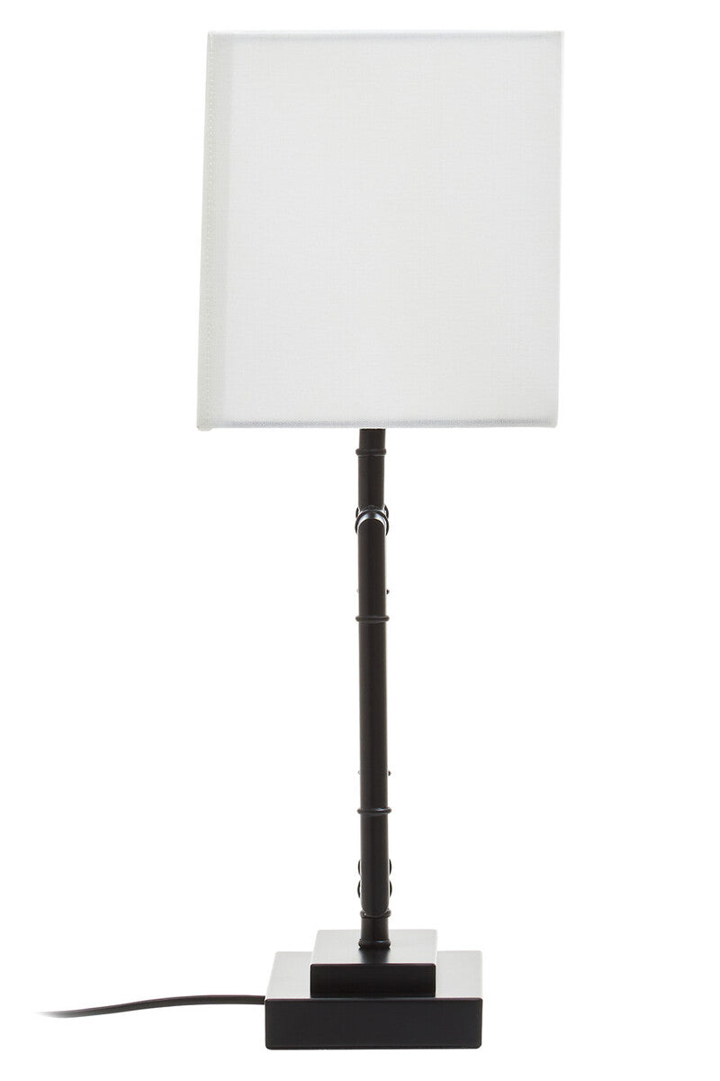 Zofie Matte Black Square Table Lamp