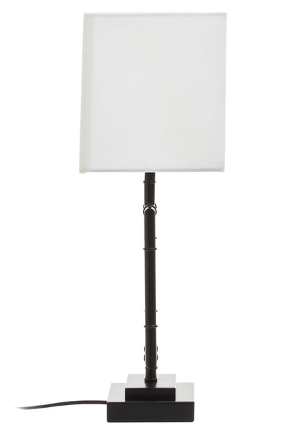 Zofie Matte Black Square Table Lamp