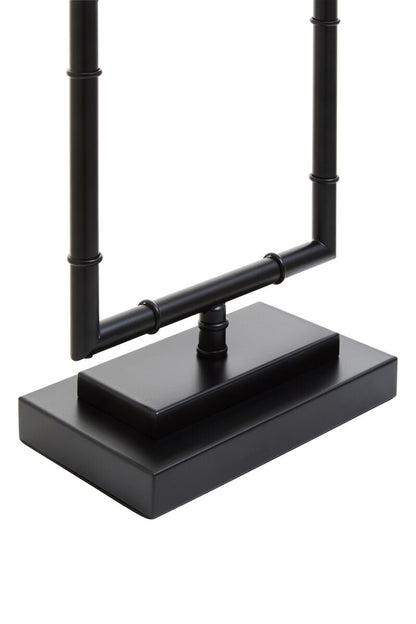 Zofie Matte Black Square Table Lamp