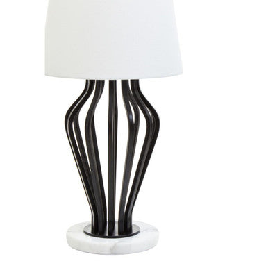 Zada Black And White Table Lamp