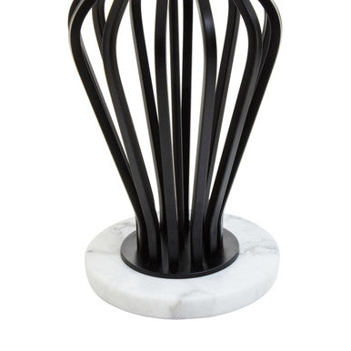 Zada Black And White Table Lamp