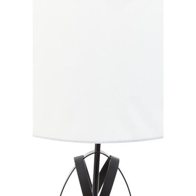 Zaina Black Cross Table Lamp - Image 6