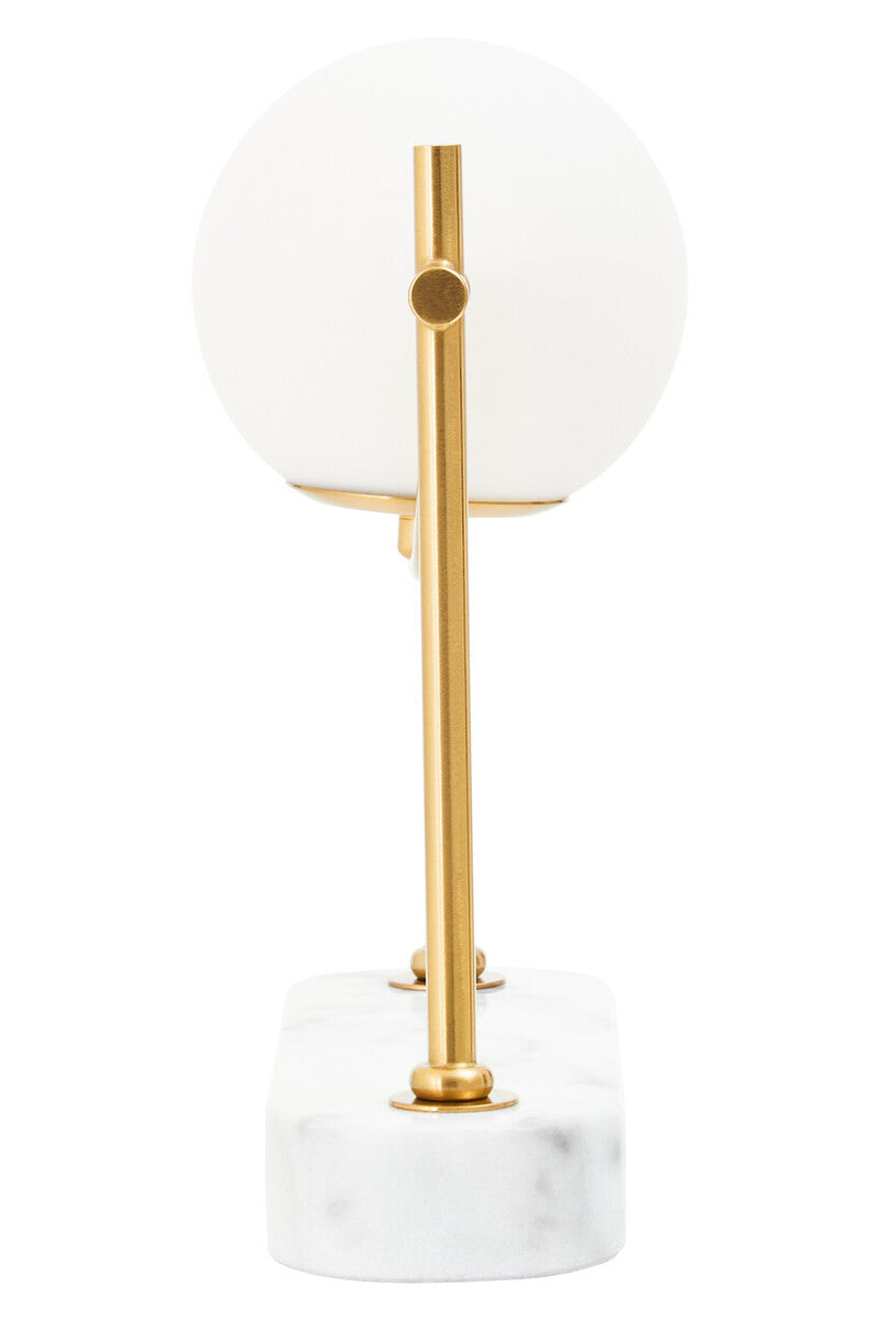 Zalika Marble And Gold Orb Table Lamp - Image 5