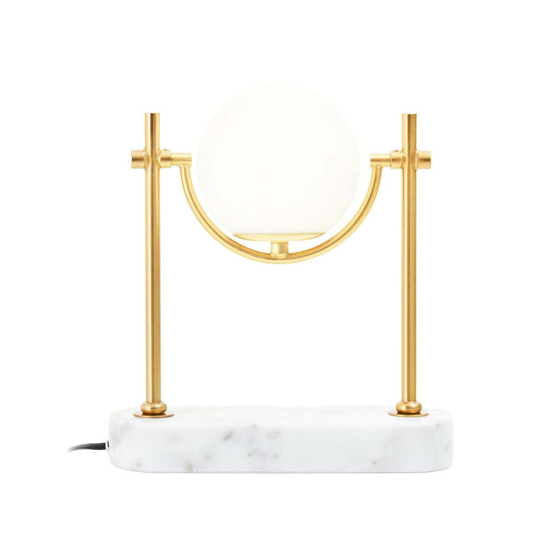 Zalika Marble And Gold Orb Table Lamp