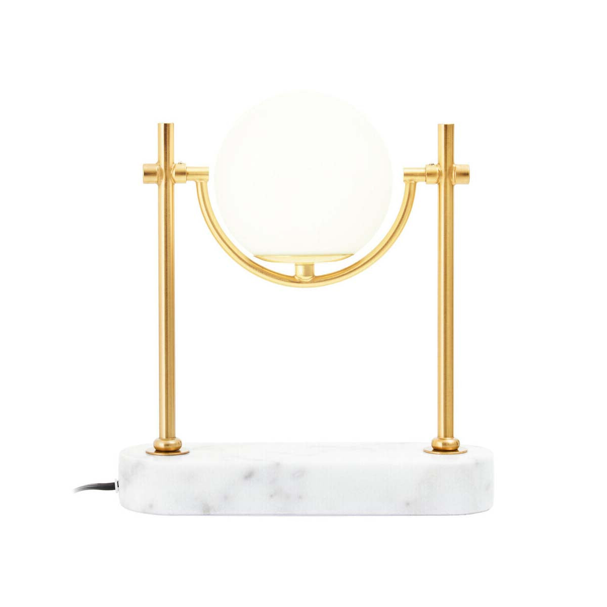 Zalika Marble And Gold Orb Table Lamp