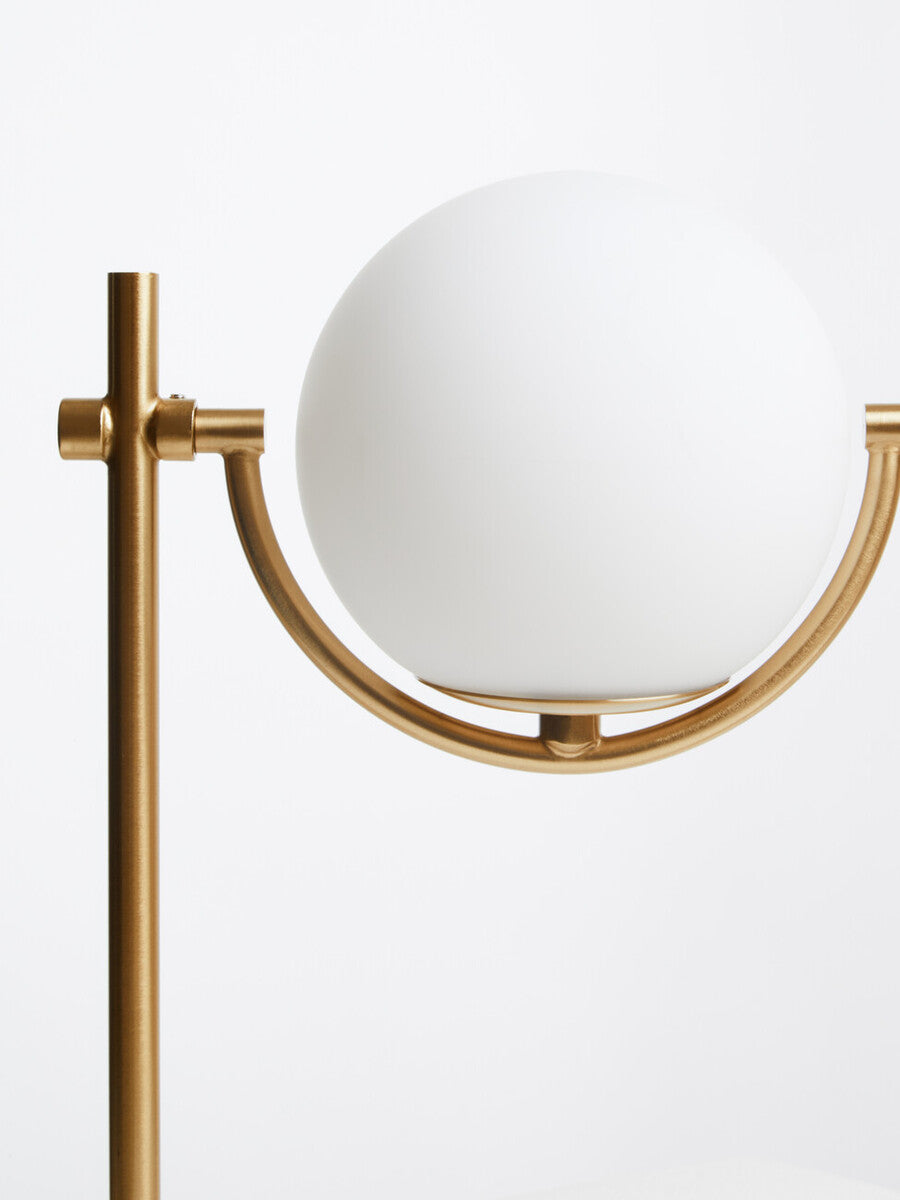 Zalika Marble And Gold Orb Table Lamp - Image 6