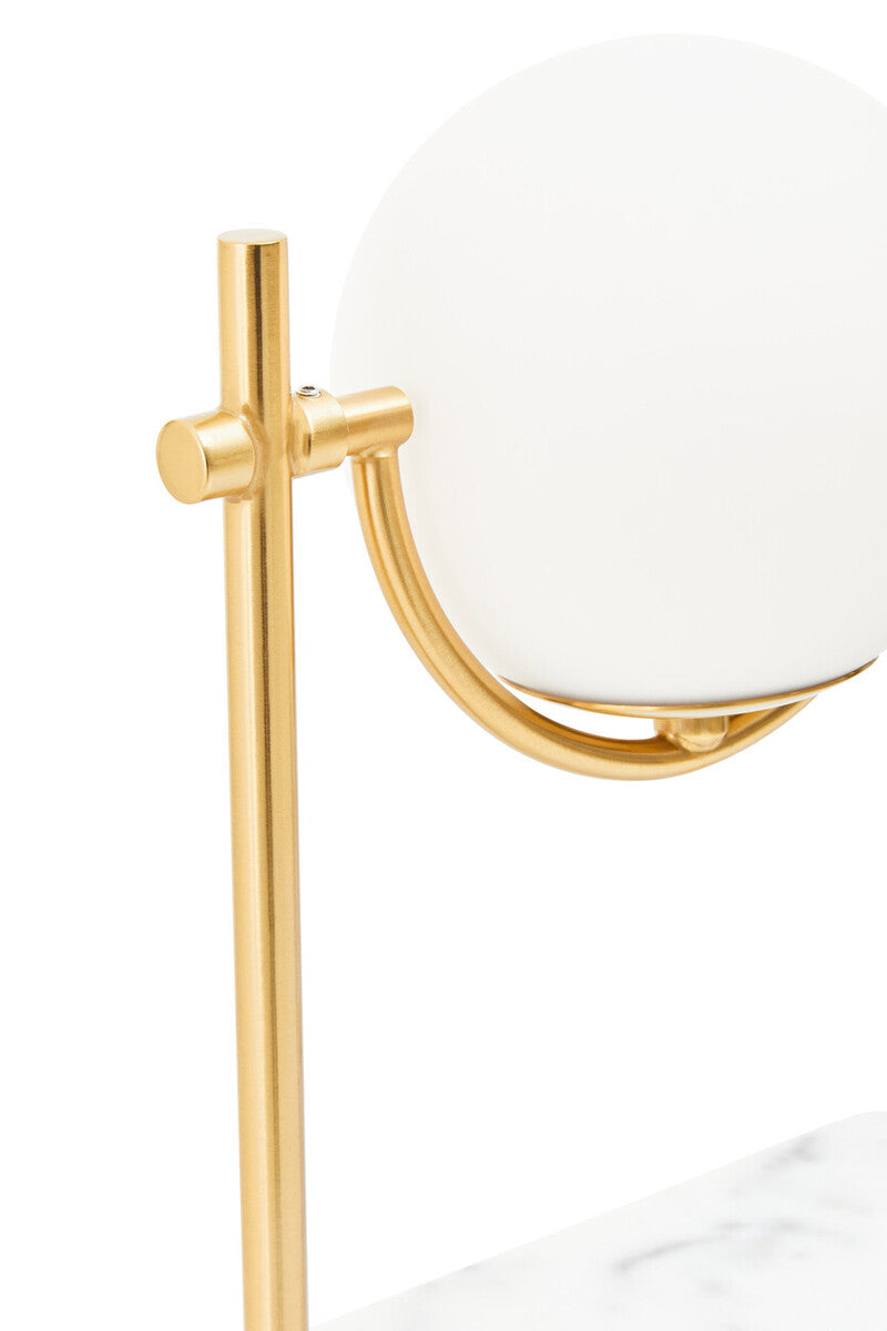 Zalika Marble And Gold Orb Table Lamp - Image 9