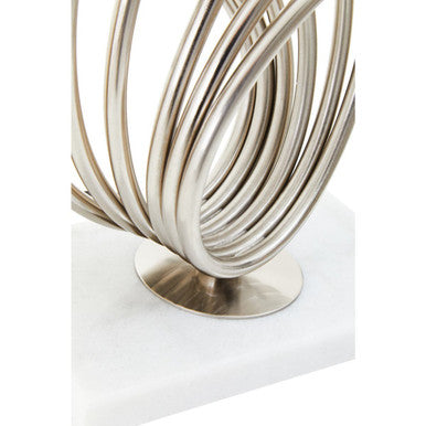 Zaha Brushed Chrome Spoke Table Lamp - Image 9