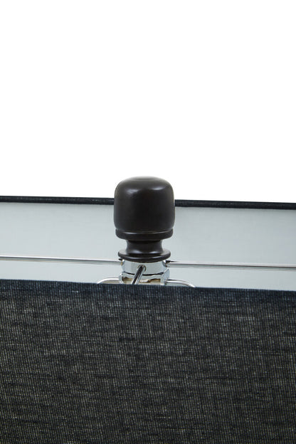 Elvie Black and White Marble Table Lamp