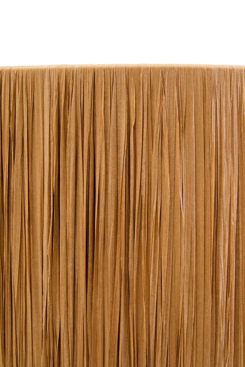 Carta Natural Papier Mache Table Lamp With Natural Raffia Shade - Image 17