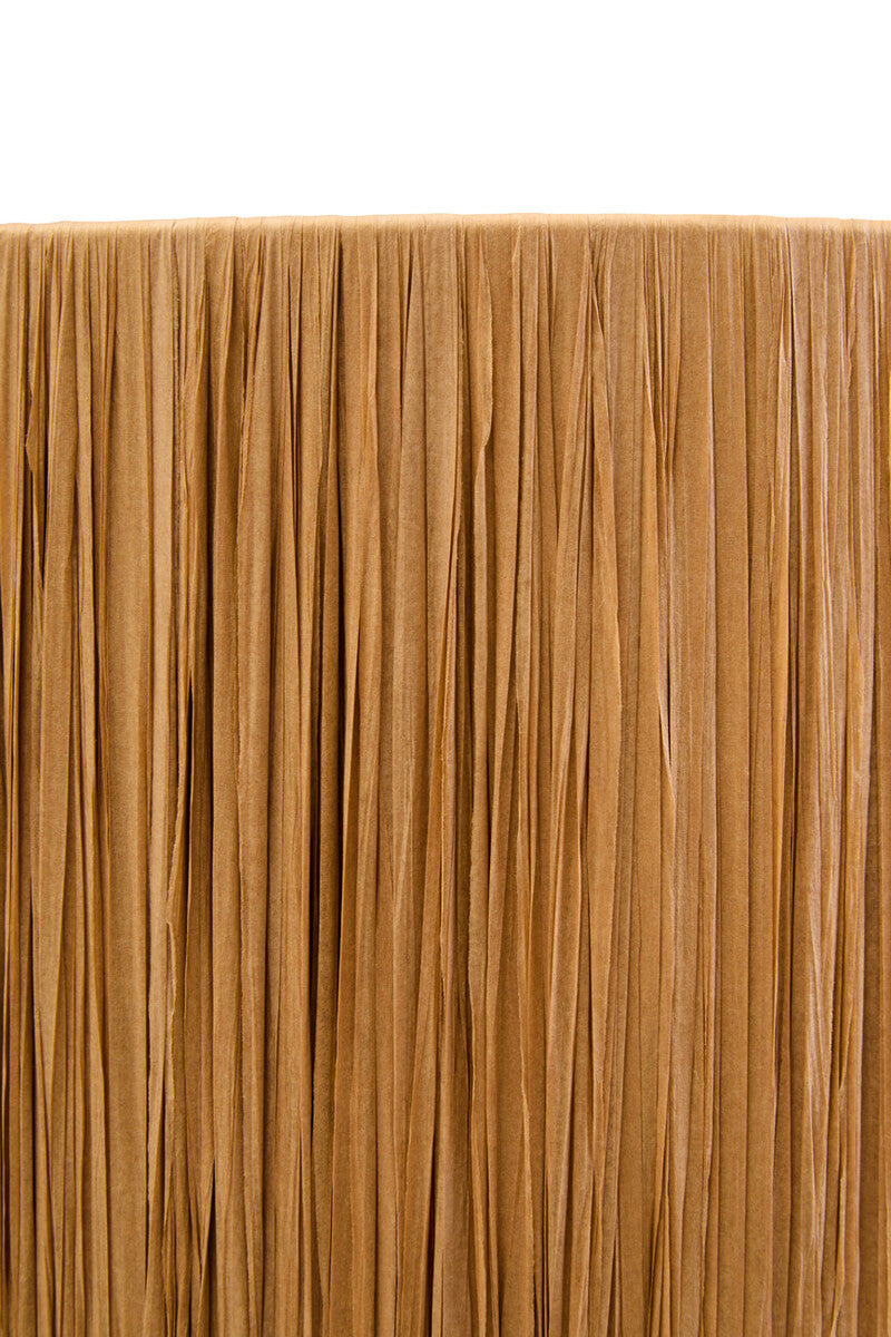 Carta Natural Papier Mache Table Lamp With Natural Raffia Shade - Image 16