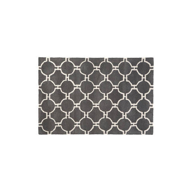Bosie Kensington Grey &amp; white rug