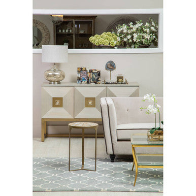 Bosie Kensington Grey &amp; white rug