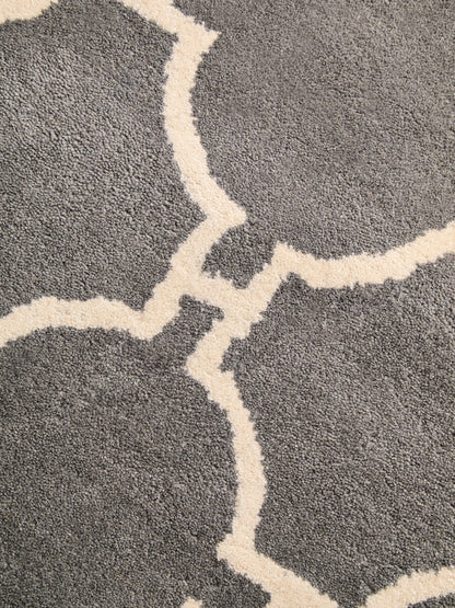 Bosie Kensington Townhouse Large Grey Hand Woven Rug