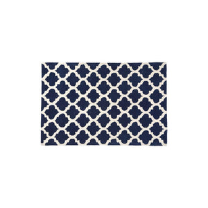 Kensington Townhouse Navy Blue and White Rug | Bosie