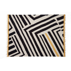 Bosie Black and White Rug | Villon