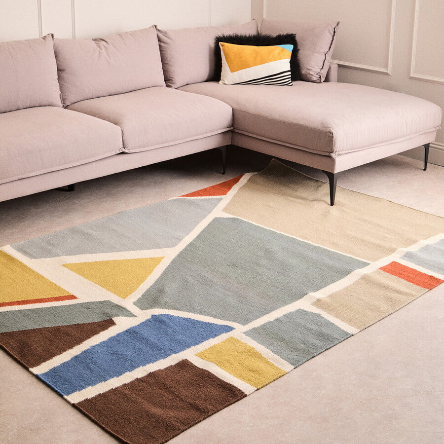 Bosie Villon Abstract Art Rug