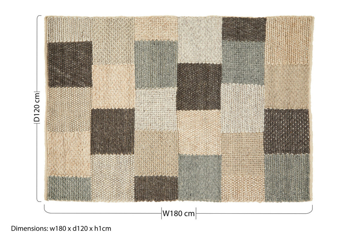 Bosie Jango Small Grid Design Rug