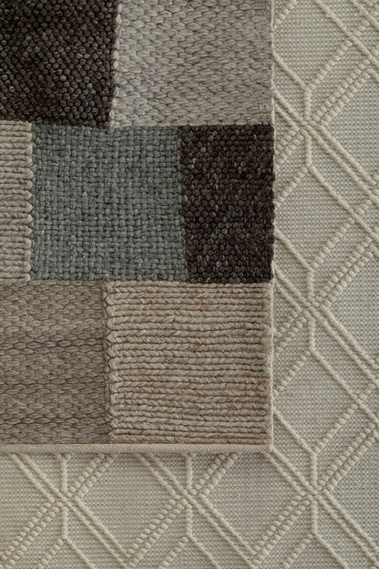 Bosie Jango Small Grid Design Rug