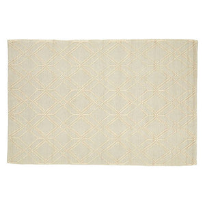 Bosie Small Geometric Ivory Rug | Jango