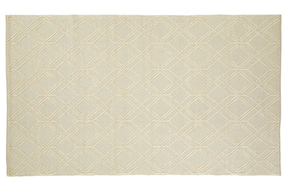 Bosie Jango Large Geometric Ivory Rug