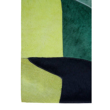 Bosie Safira Large Botanical Hair on Leather Rug - Image 6