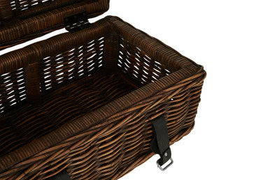 Argento Brown Rattan Storage Trunks- set of 2