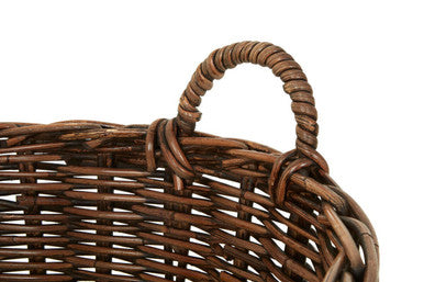 Argento Brown Rattan Storage Baskets- Set of 3