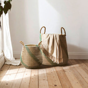 Set of 2 Seagrass Storage Baskets | Bora