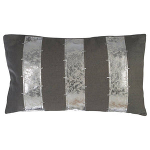 Bosie Grey and Silver Cushion | Kensington Townhouse