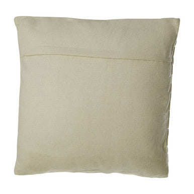 Bosie Kensington Townhouse Square Ivory And Silver Check Cushion