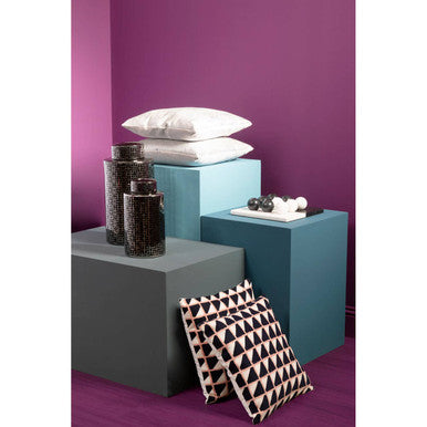 Bosie Kensington Townhouse Silver Snake Effect Cushion