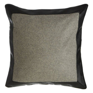 Bosie Grey and Black Square Cushion | Hampstead