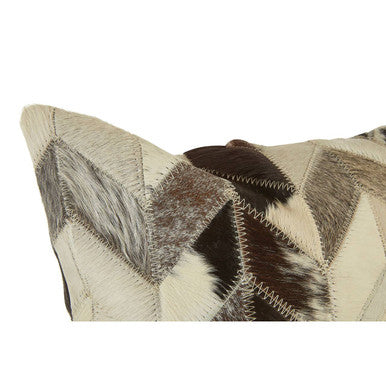 Bosie Safira Black And White Patchwork Cushion Cover