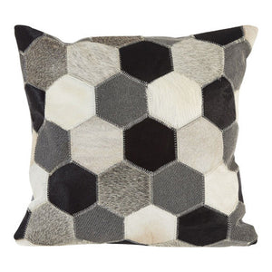Bosie Safira Black And White And Grey Cushion Cover