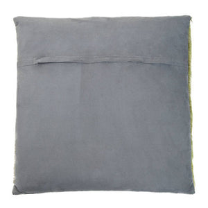 Bosie Safira Geometric Hair on Leather Patchwork Cushion