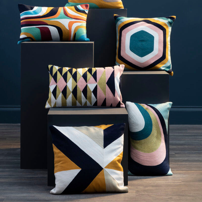 Bosie Ozella Curved Stripes Cushion