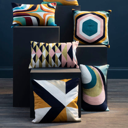 Bosie Ozella Curved Stripes Cushion
