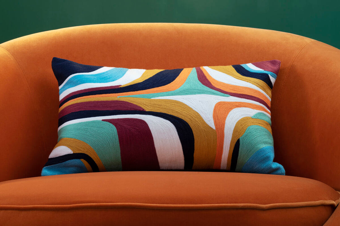 Bosie Ozella Abstract Design Cushion