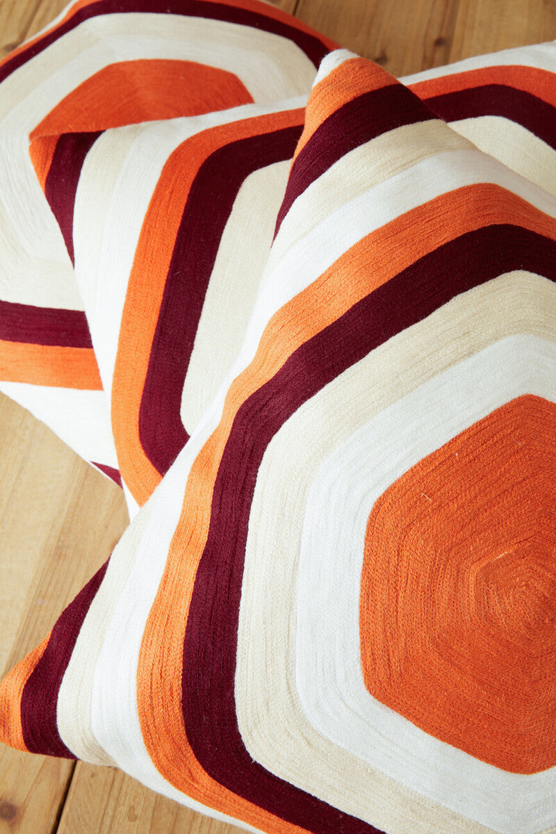 Bosie Ozella Hexagonal Multicolour Cushion