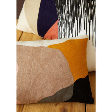 Bosie Ozella Multi Coloured Rectangular Cushion