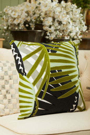 Bosie Ozella Botanical Green Cushion