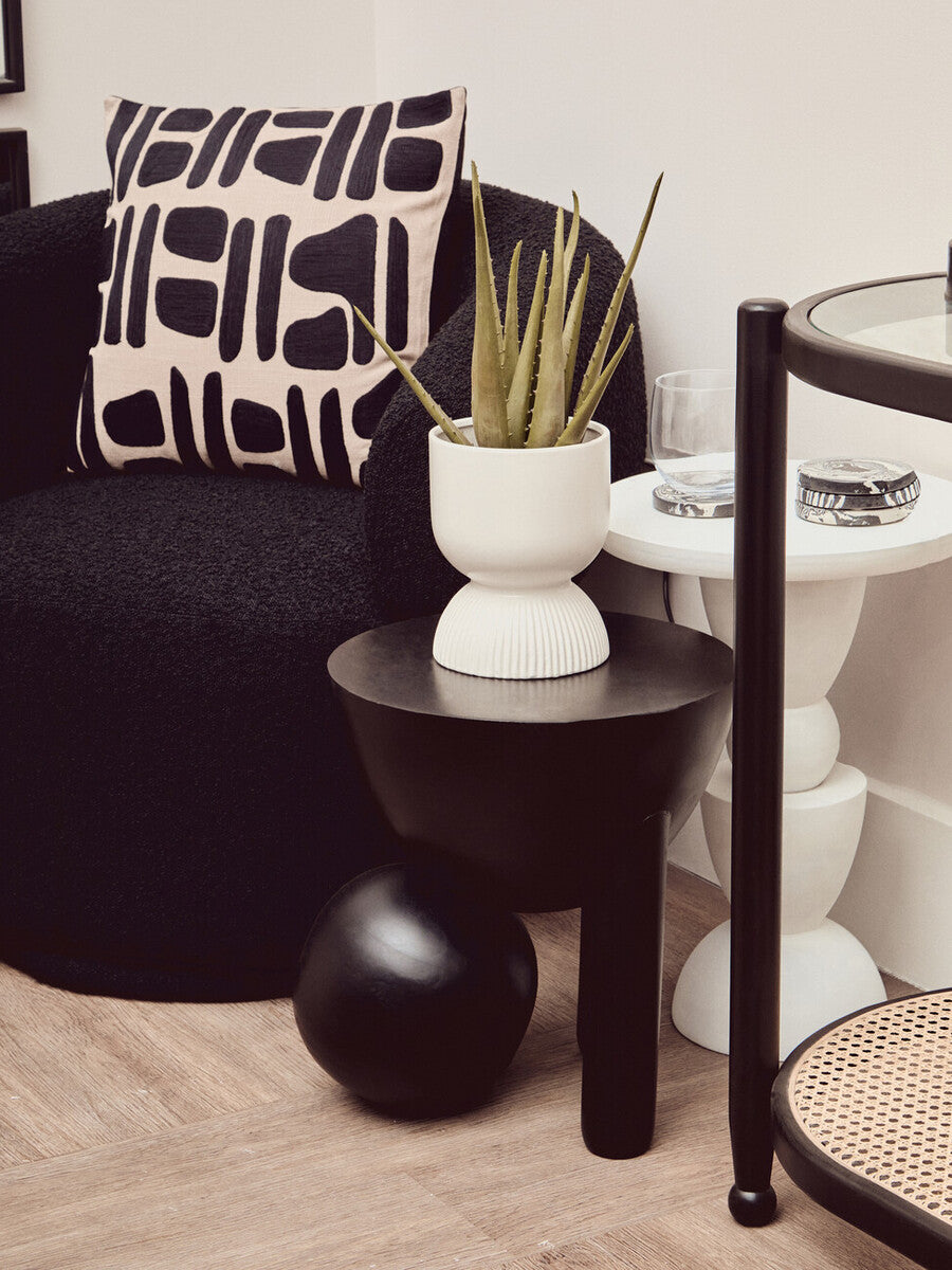 Bosie Ozella Natural And Black Square Cushion - Image 12